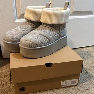 UGG Women’s Classic Mini Platform Felted Boots